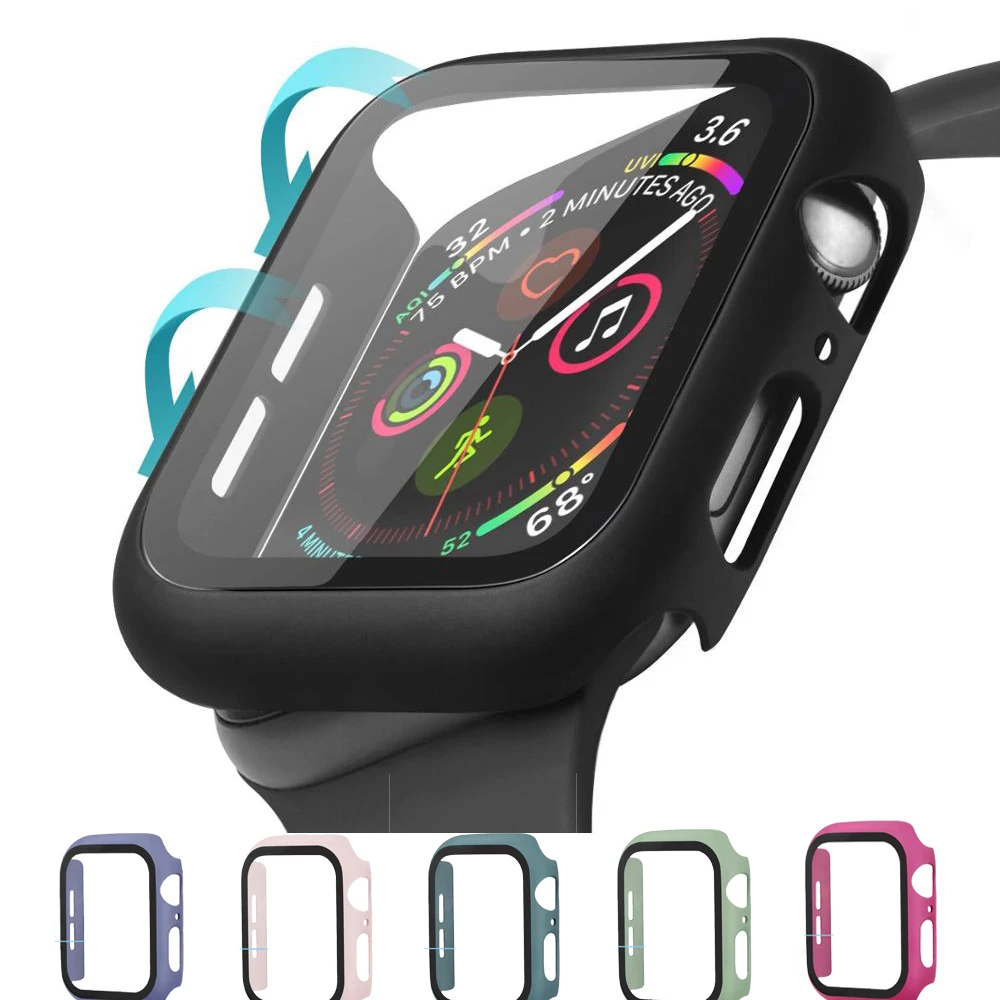 Чехол из поликарбоната для apple watch series 5 3 4 38 мм 42 тонкий защитный чехол iWatch 40 44 |