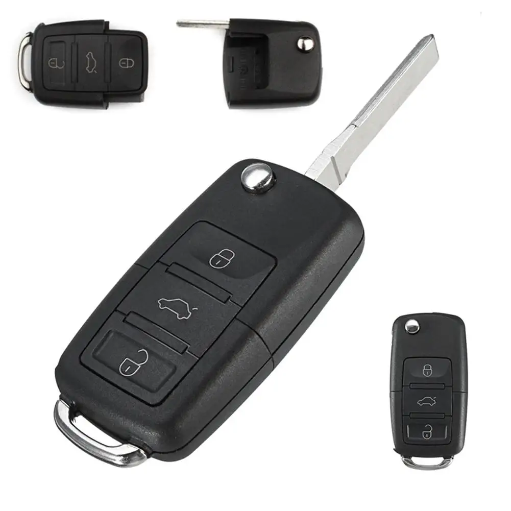 Portable Car Key Style Safe Compartment Container Secret Hollow Storage Case