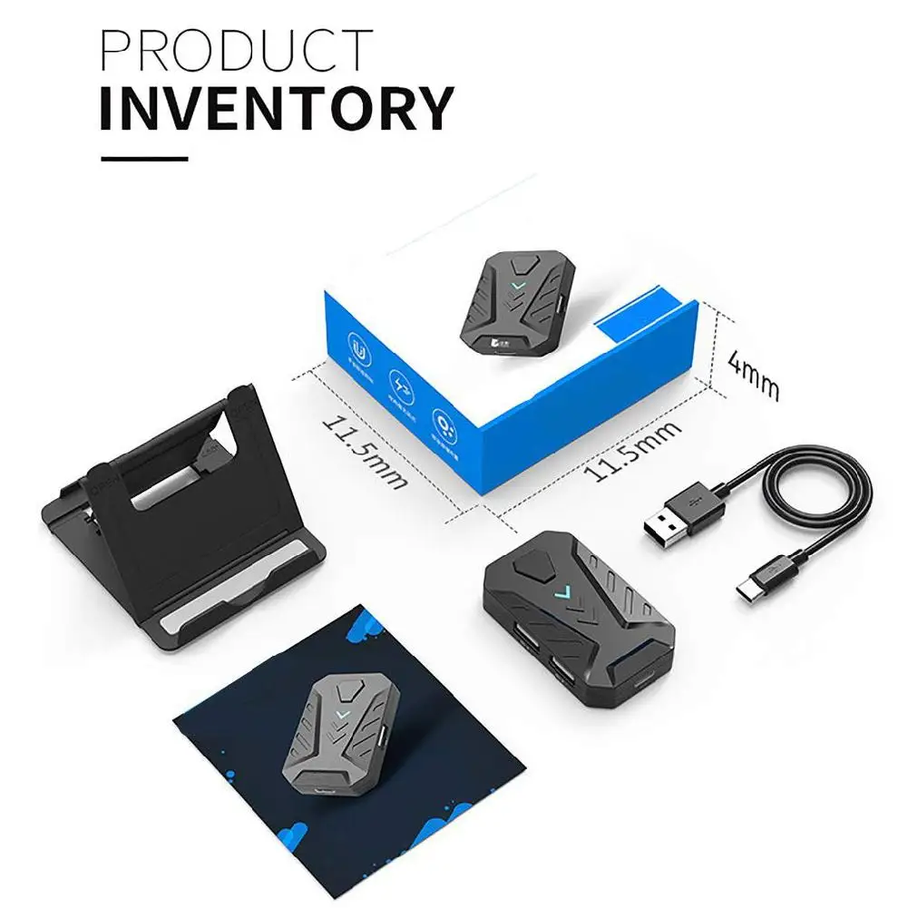  Studyset Keyboard and Mouse Converter Extension Game Cable Adapter Dock for PUBG Mobile Phone Game