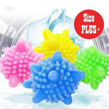 

3pcs Anti-winding Reusable Laundry Balls Rubber Big Solid Washing Ball Strong Decontamination Cleaning Balls Clothes Protection