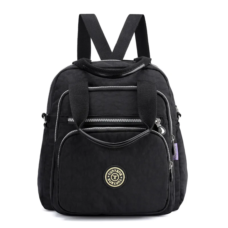 Водонепроницаемый рюкзак женский модный женский рюкзак для отдыха ноутбука рюкзаки Mochila Masculina многофункциональные школьные сумки - Цвет: black backpack