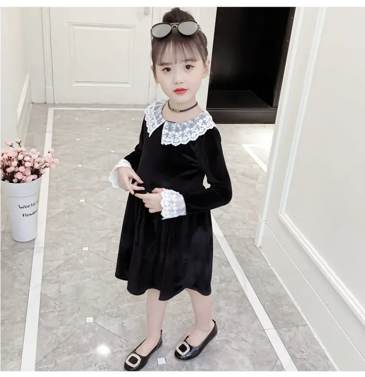 金丝绒拉链裙_17