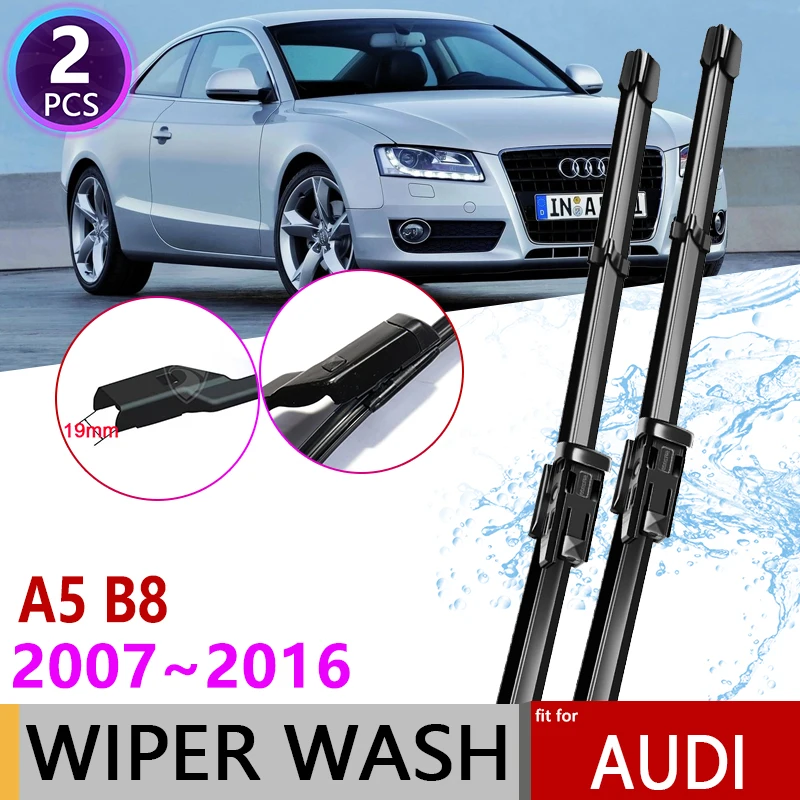 Щетка стеклоочистителя для Audi A5 B8 2007 ~ 2016 8T стеклоочистители 2008 2009 2010 2011 2012 2013 2014 2015