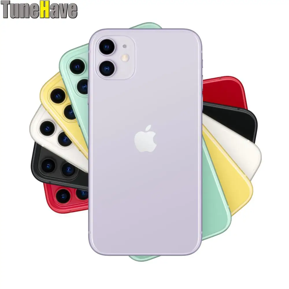 Смартфон Apple iPhone 11 64 ГБ/128 ГБ/256 ГБ двойная камера 12 МП чип A13 экран 6 1 дюйма IOS LTE 4G