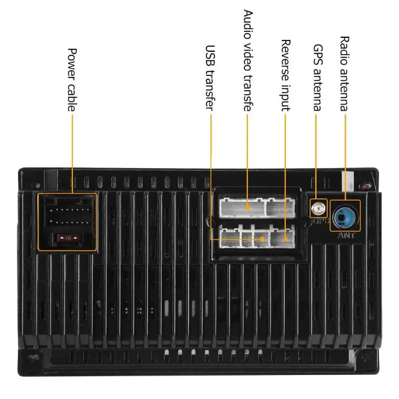 2 Din Autoradio 7 zoll Android 9.0 Auto Stereo WiFi GPS Navigation USB AUX Bluetooth 41 FM AM RDS A
