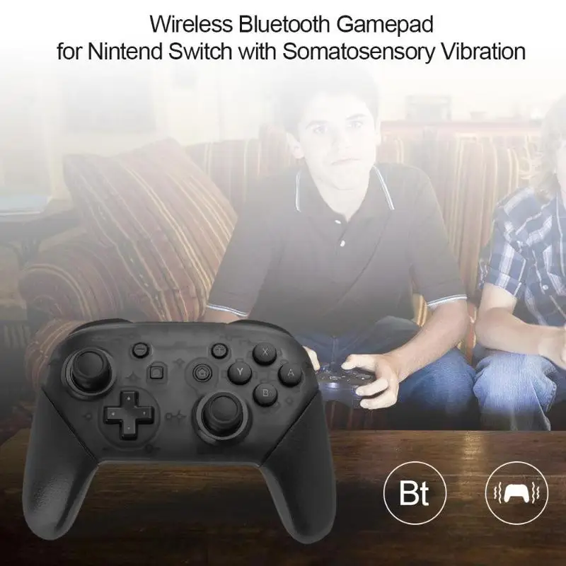 Беспроводной джойстик Bluetooth для геймпада контроллер с соматосенсорной вибрацией