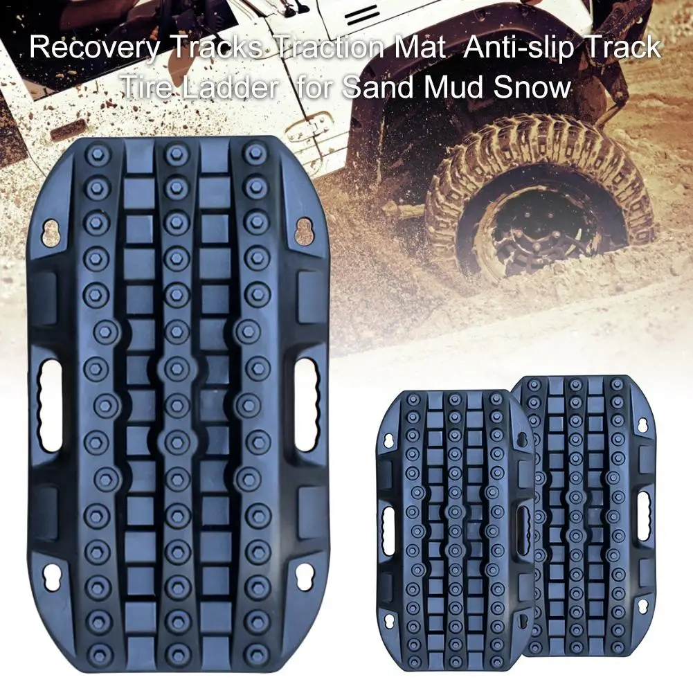 

Recovery Tracks Traction Mat Anti-slip Track Tire Ladder For Sand Mud Snow