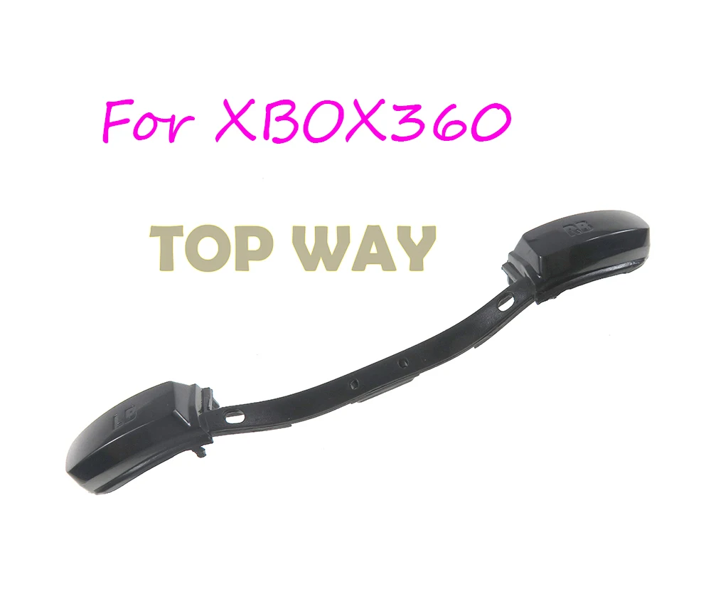 5Pcs Kit Pulsanti Neri Bianchi Paraurti Lb Rb Per Controller Xbox360 Cablato E Wireless Pulsanti Lb Rb Striscia Cappuccio