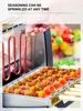 CANDIMILL 220V Household Small Smokeless Electric Oven Automatic Rotary Barbecue Machine Grill Skewers 5