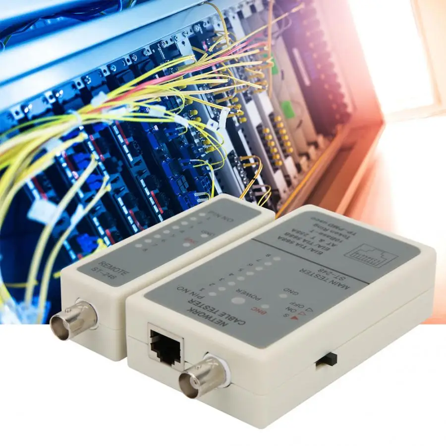 Тестер сетевого коаксиального кабеля RJ45/RJ12/RJ11 Тестер кабеля LAN инструмент поиска линии 25 мА для сети и телефонных кабелей