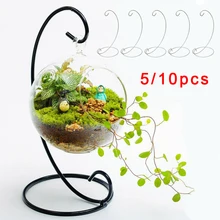 

5/10pcs Iron Stand Christmas Hanging Bauble Holder Stand Tree Plant Light Xmas Gift Display Home Garden Room Decoration