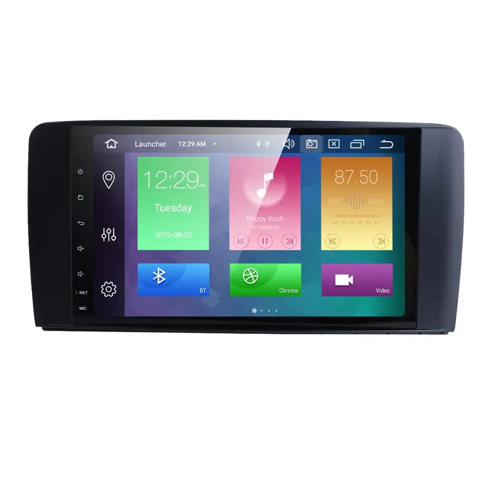 head unit Android 9,0 4G 64G Автомобильный gps для Mercedes Benz ML GL W164 ML350 ML500 GL320 X164 ML280 GL350 GL450 Радио Стерео навигация без DVD - Цвет: head unit
