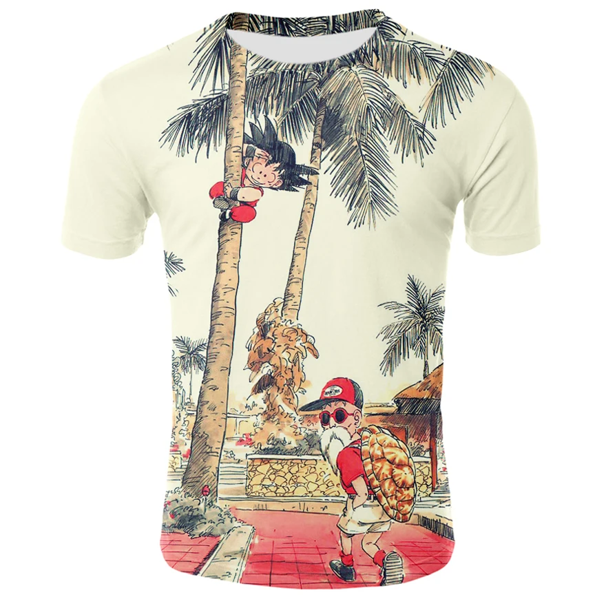 

Fashion High Quality Dragon Ball Tshirt 3d T shirt Anime Men's T-shirt Funny T-shirt Hip Hop 2020 Japanese Men's Retro Clothing