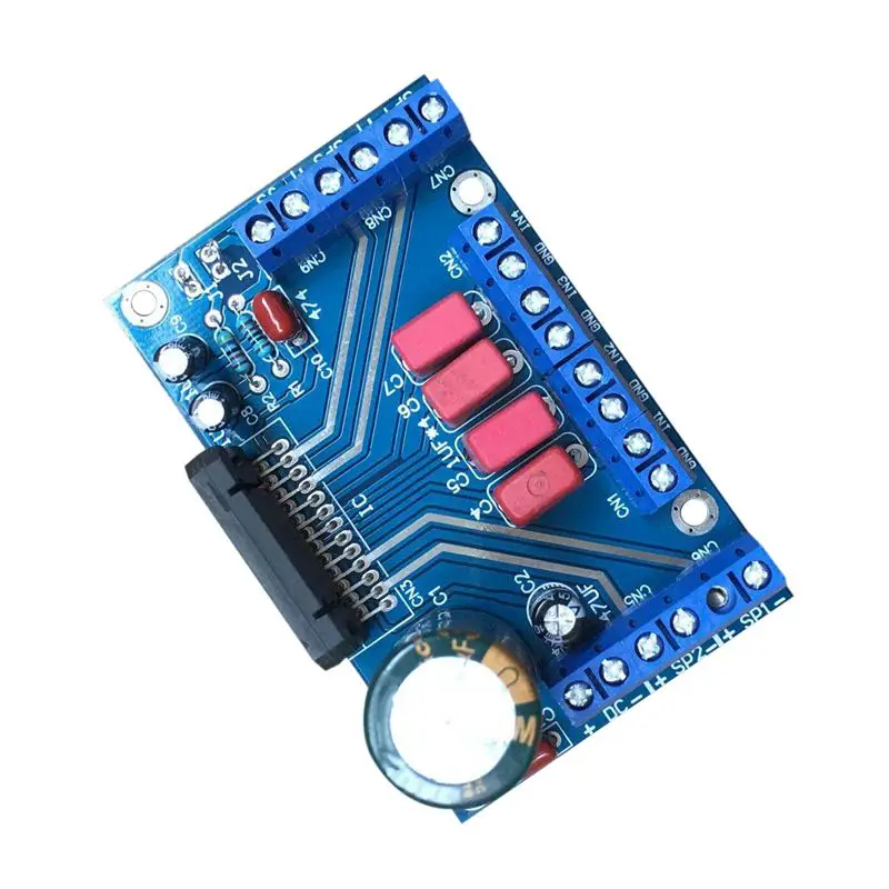 DC 12V TDA7388 четыре канала 4x41 W Аудио Усилитель мощности доска BTL PC Автомобильный