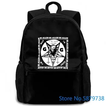 

Gg Allin Punk Hardcore Antiseen Jabbers Graphic Band M L X Style Print women men backpack laptop travel school adult