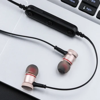 

Original High Quality Wireless In-ear Earphone Sport Stereo Bluetooth V4.1 Connection With Voice Noise Reduction With Microphone