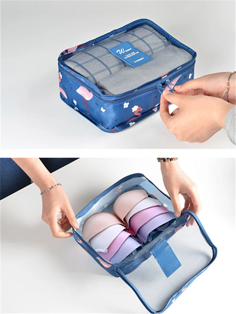 7 шт./компл. путешествия чемодан-органайзер Одежда Набор для отделки Портативный сумка с контейнерами сумки для хранения дома аксессуары для путешествий