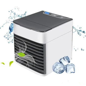 

Mini USB Air Cooler Portable Air Conditioner Humidifier Purifier 7 Color Light Desktop Air Cooling Fan Air Cooler Fan for office