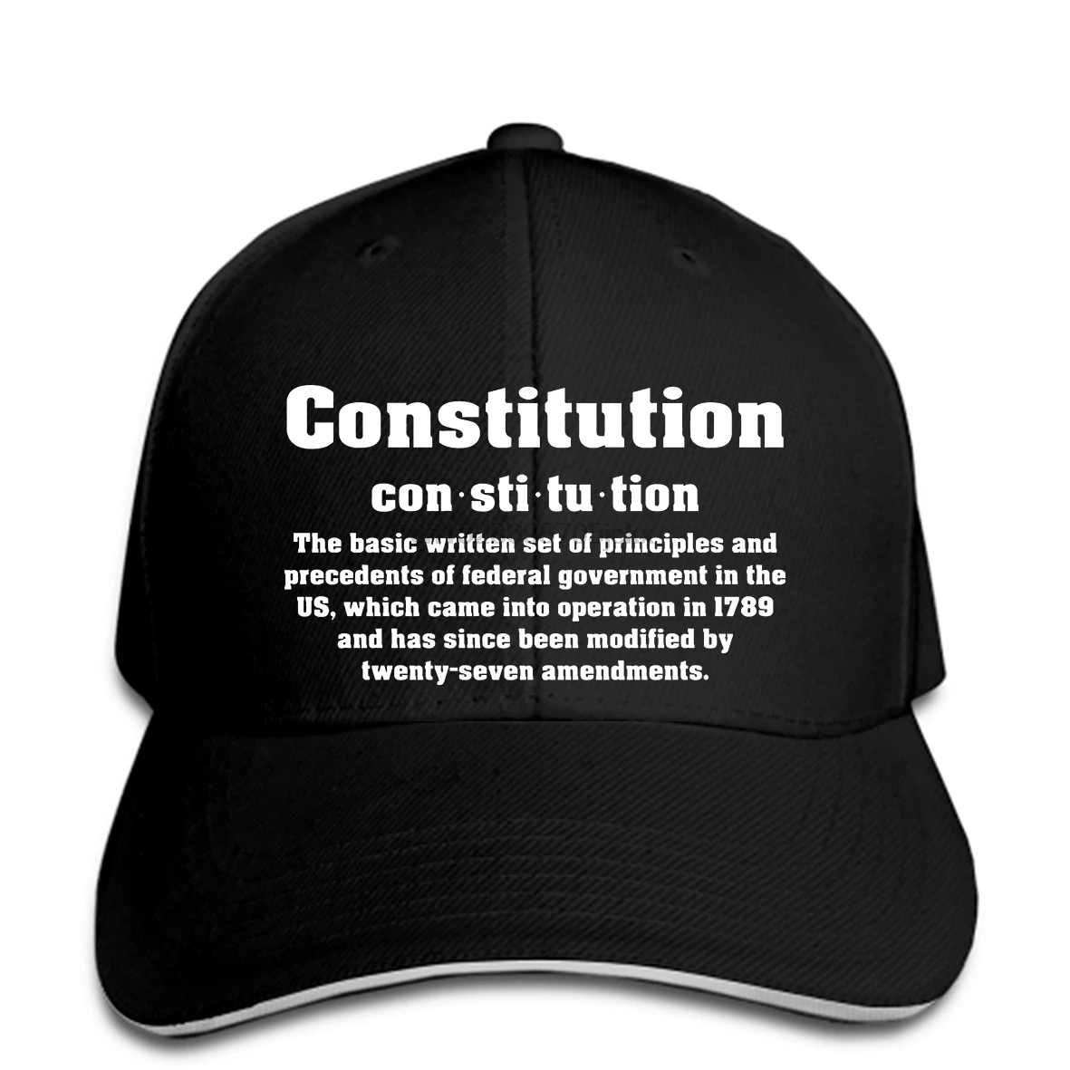 United States Constitution Baseball cap Pro Gun 2nd Amendment AR 15 AK47 USA snapback hat Peaked | Аксессуары для одежды