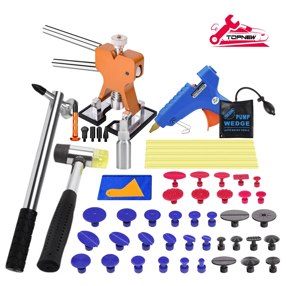 

Auto Dent Puller Kit - Paintless Dent Repair Kit Dent Lifter Puller for Car Large & Small Ding Hail Dent Removal