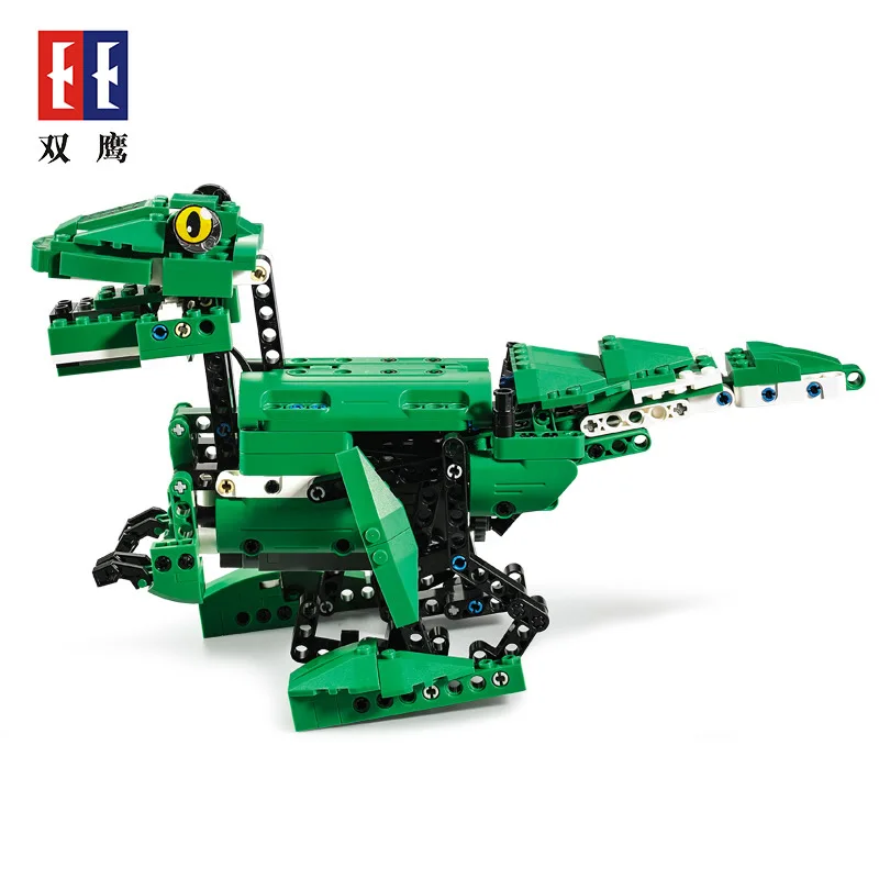 

Double e C51035 Sensing Electric Dinosaur Crocodile 2 Variable Building Blocks Children'S Educational Assembled Children Buildin