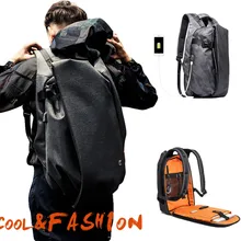 Aelicy модный мужской рюкзак для ноутбука 17," USB порт водонепроницаемый дорожный рюкзак большой емкости студенческий школьный рюкзак для колледжа