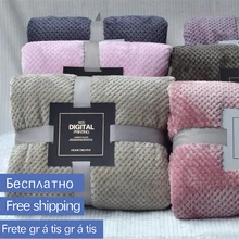 

Winter Throw Blanket Soft Warm Flannel Blankets for Beds Coral Fleece Plaid on The Sofa Soft Cover Throw Bedroom Plaid Blanket
