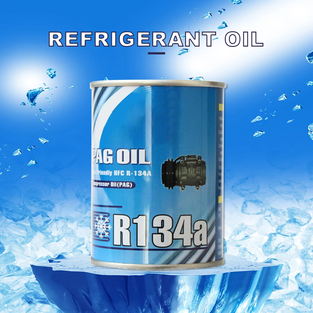 70ML Automotive R134a Refrigerant Oil Compressor Oil for Car Truck Bus Automotive A/C AC Air Conditioning System Refrigerant