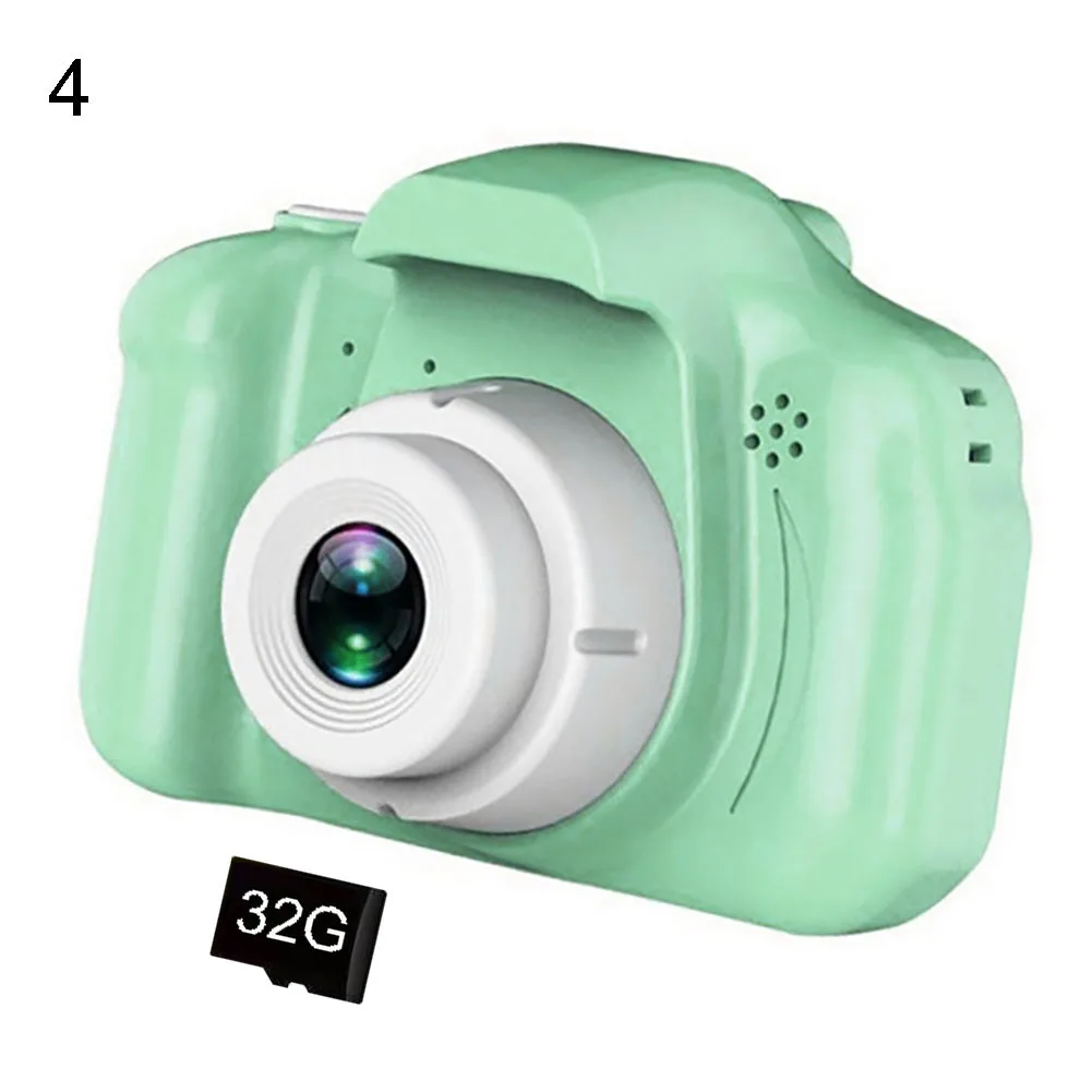 2 дюйма мини детский цифровой Камера детей HD Экран USB цифровая фотокамера мультфильм Симпатичные игрушка в подарок