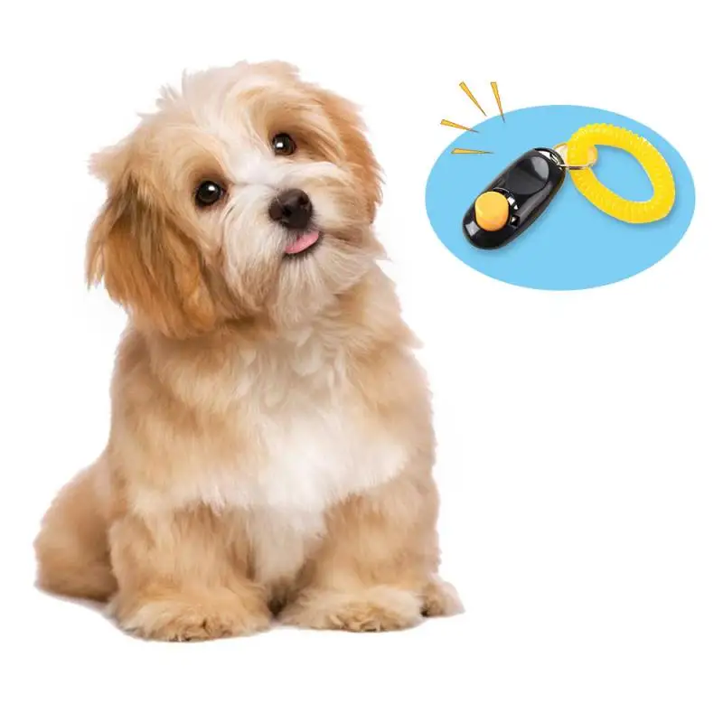 Dog Training Clicker Pet Trainer Aid Guide With Key Ring Whistle Products Supplies Toys Sound | Дом и сад