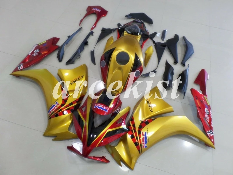 ABS литья под давлением Обтекатели набор подходит для HONDA CBR1000RR 12-16 CBR 1000RR 1000 RR CBR1000 2012 2013 Красный Золотой