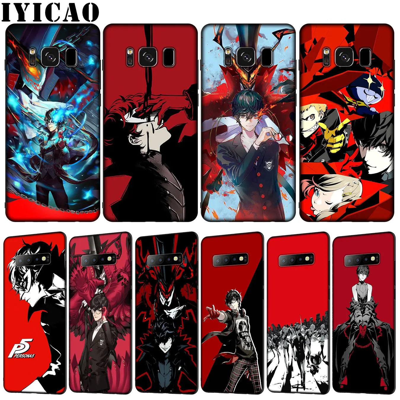 IYICAO P5 P Persona 5 мягкий из термопластика силиконовый чехол для мобильного телефона