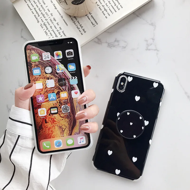 Black and White Love New Case for Iphone11 Luxury Phone Case Iphone 7 8 6 Plus 11 Pro Max Phone Iphone XR X Xs Max Phone Case