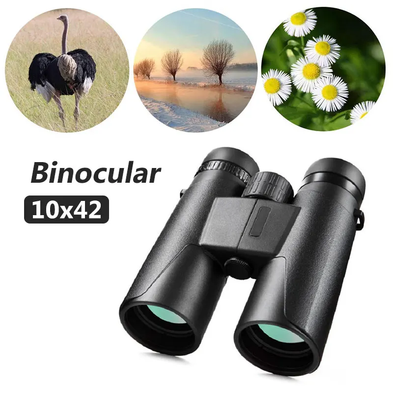 Hunting Telescope Adventure Outdoor Construction Survey Binoculars Portable 10*42 Archery Mountaineering IPX3 Measuring BAK4