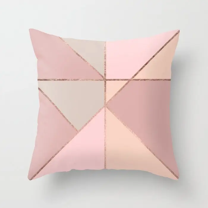 Nordic Pink Girl Heart Creative Net Red Pillow Case Birthday Gift Female Custom Decoration Ins Cushion Cover Purple Home Decor