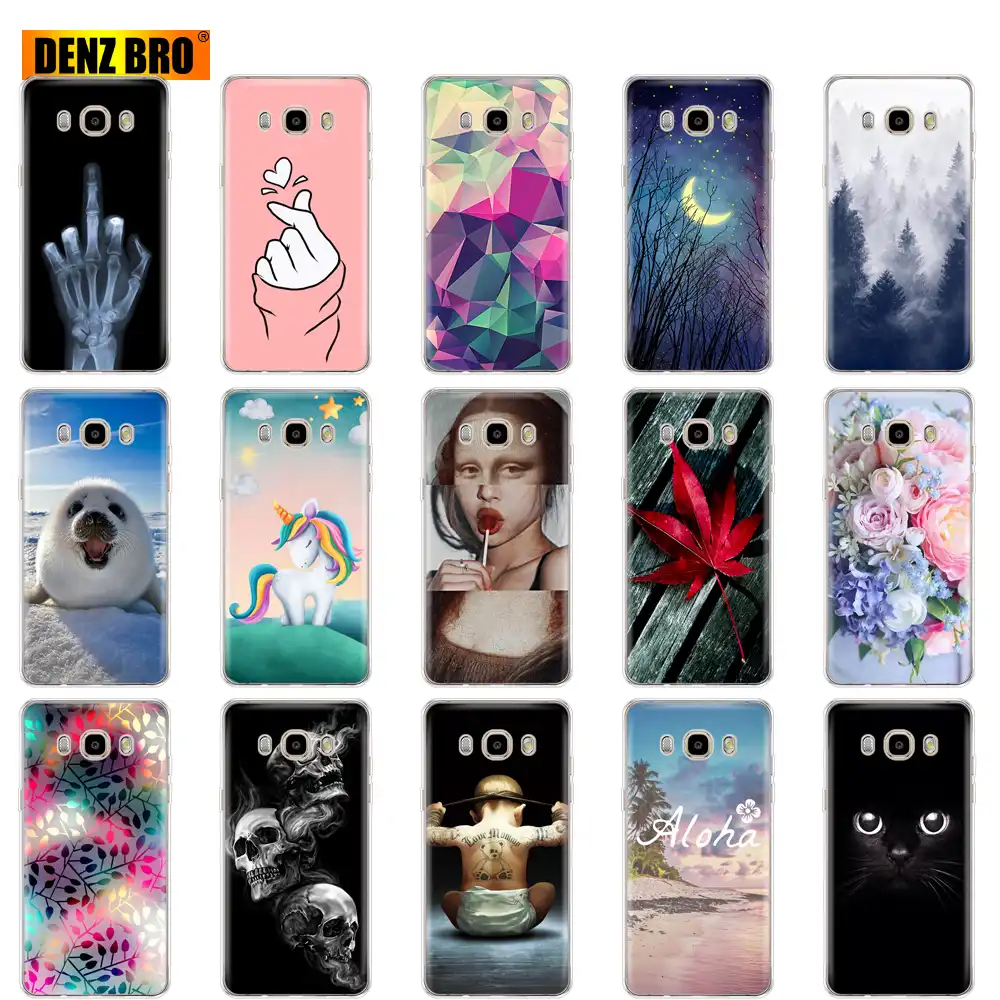 FOR Samsung Galaxy J5 2016 Case J510 J510F Silicone Soft TPU back Cover FOR Samsung J5 2016 Phone shell protective coque bumper