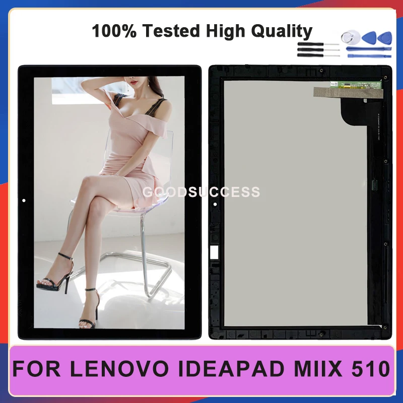 ЖК-дисплей для Lenovo IdeaPad Miix 510-12IKB 80XE 5D10M13938 35048020 дюйма цифровой преобразователь