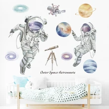 large Cosmic Space Astronaut Wall Stickers for Kids Room Children Bedroom Kindergarten Decoration Sci-fi Wall Sticker boy gift large Cosmic Space Astronaut Wall Stickers for Kids Room Children Bedroom Kindergarten Decoration Sci-fi Wall Sticker boy gift
