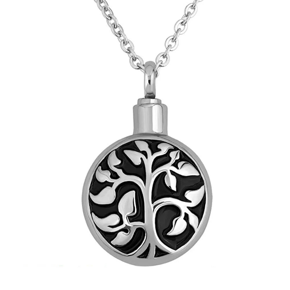 Tree Life Cremation Jewelry Ashes Pendant Tree Life Memorial Urn Necklace Necklace Aliexpress