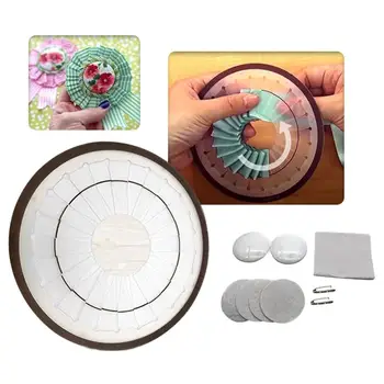

9PCS/Kit Brooch DIY Hand-made Durable Rosette Making Tool With 2 Different Sizes Ornament Patchwork Maker
