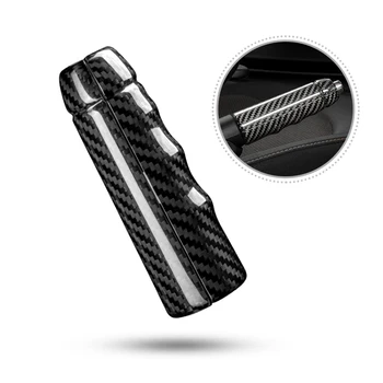 

Car Handbrake Cover Protective Handle Cover with Carbon Fiber for BMW Mini Cooper F55 F56 F57