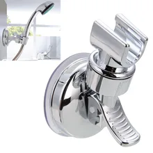 Universal Adjustable Hand Shower holder Suction cup holder Full Plating Shower Rail Head Holder Bathroom Bracket stable