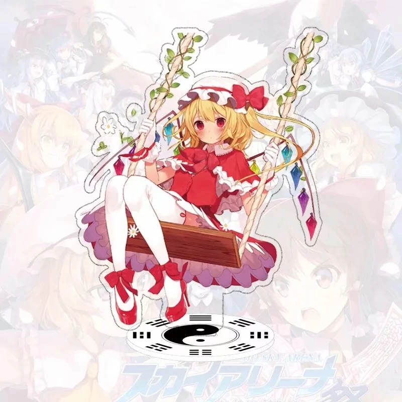 TouHou Project Flandre Remilia Scarlet Hakurei Reimu фигурка на акриловой подставке настольная