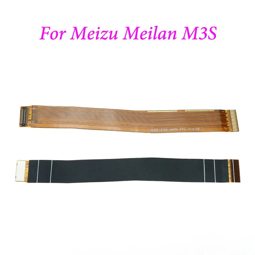 Cltgxdd 1 шт. для Meizu Meilan M2 M3 M3S M5 M5S M6 S6 основная плата Flex кабель материнская плата разъем ЖК-дисплей с гибкими резиновыми запасными