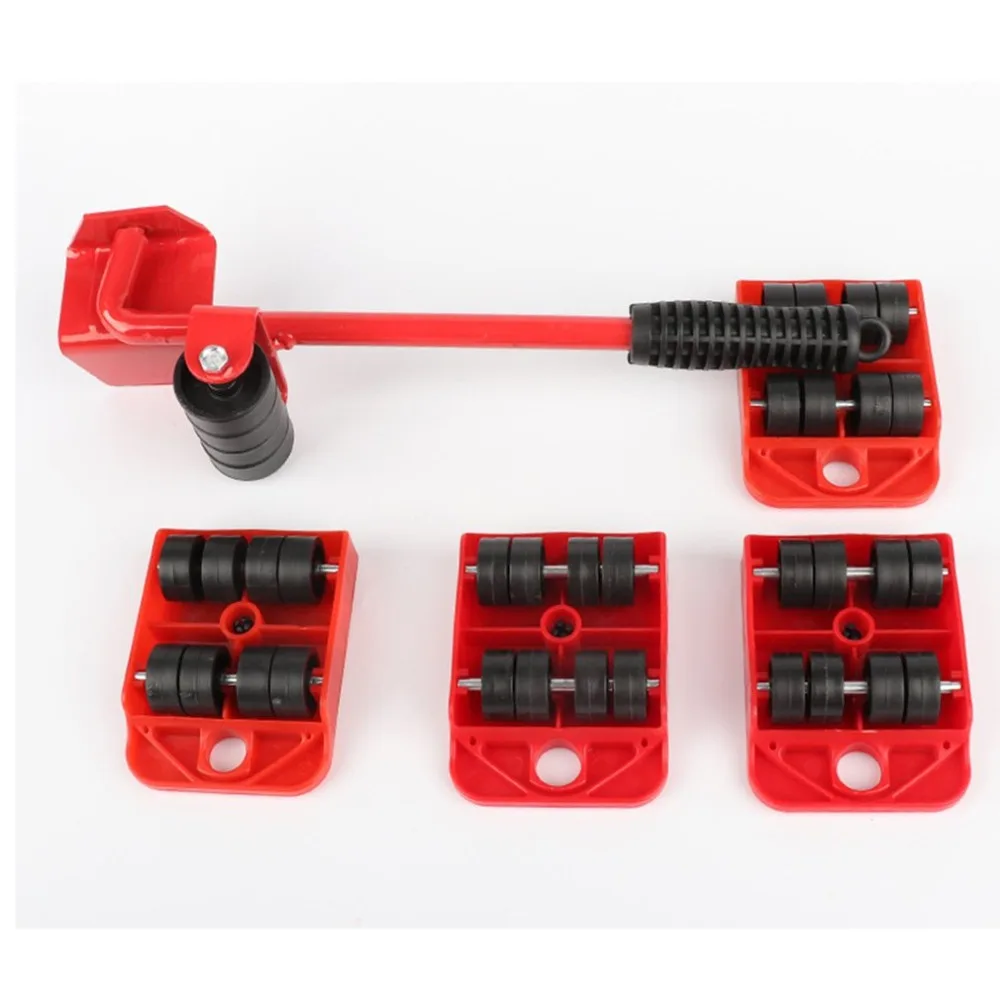  Home Trolley Lift And Move Slides Kit Easily System For Furniture 5 Packs Tool Set Furniture Lifter