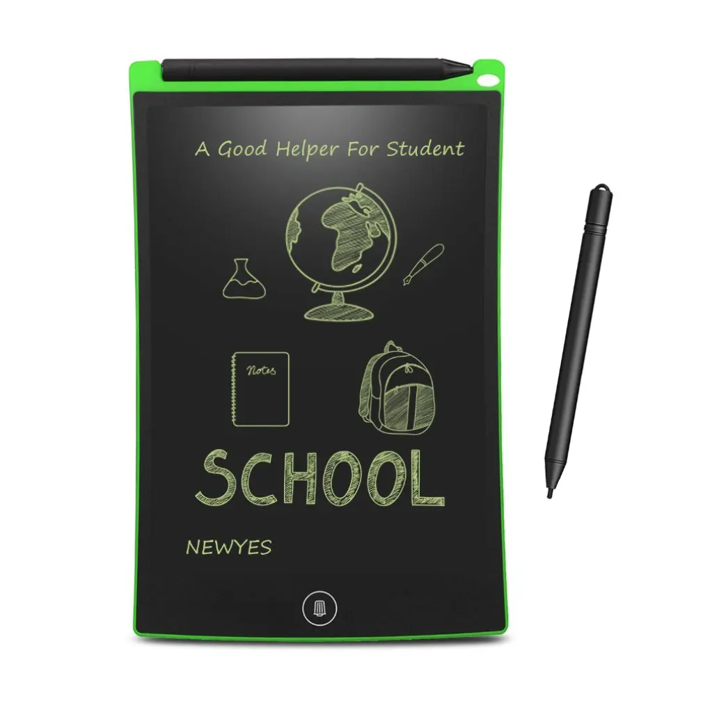 8,5 дюймовый ЖК-планшет цифровой планшет для рисования почерк колодки портативный электронный планшет ультра-тонкая панель - Комплект: Green