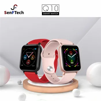 

Q10 smart body temperature bracelet IP68 waterproof heart rate monitor fitness bracelet sports fitness tracking smart wristban