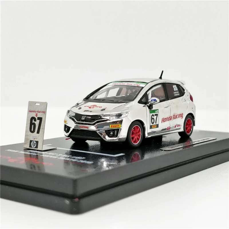 1: 64 INNO64 Honda Fit 3 RS#99 J'S Racing#67 Team Yamato Super Taikyu CARLOVERDIECAST EDITION литая модель автомобиля