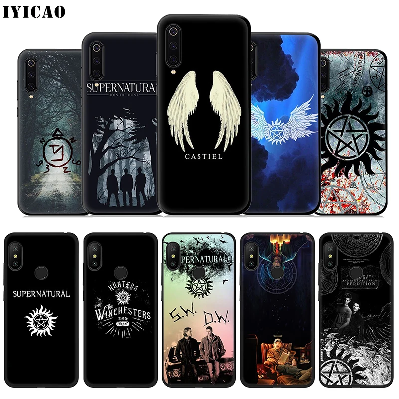 IYICAO супернатуральный мягкий чехол для Xiaomi Mi A3 A2 A1 10 9T CC9E CC9 9 8 6 Se Lite F1 5X 6X MiA1 MiA2 MiA3 |