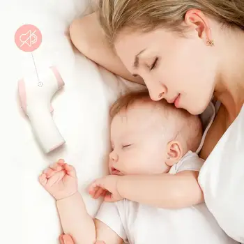 

Handheld Non Contact LCD Display Infrared Forehead Thermometer Temperature Meter display allows you to cl-early see the results.